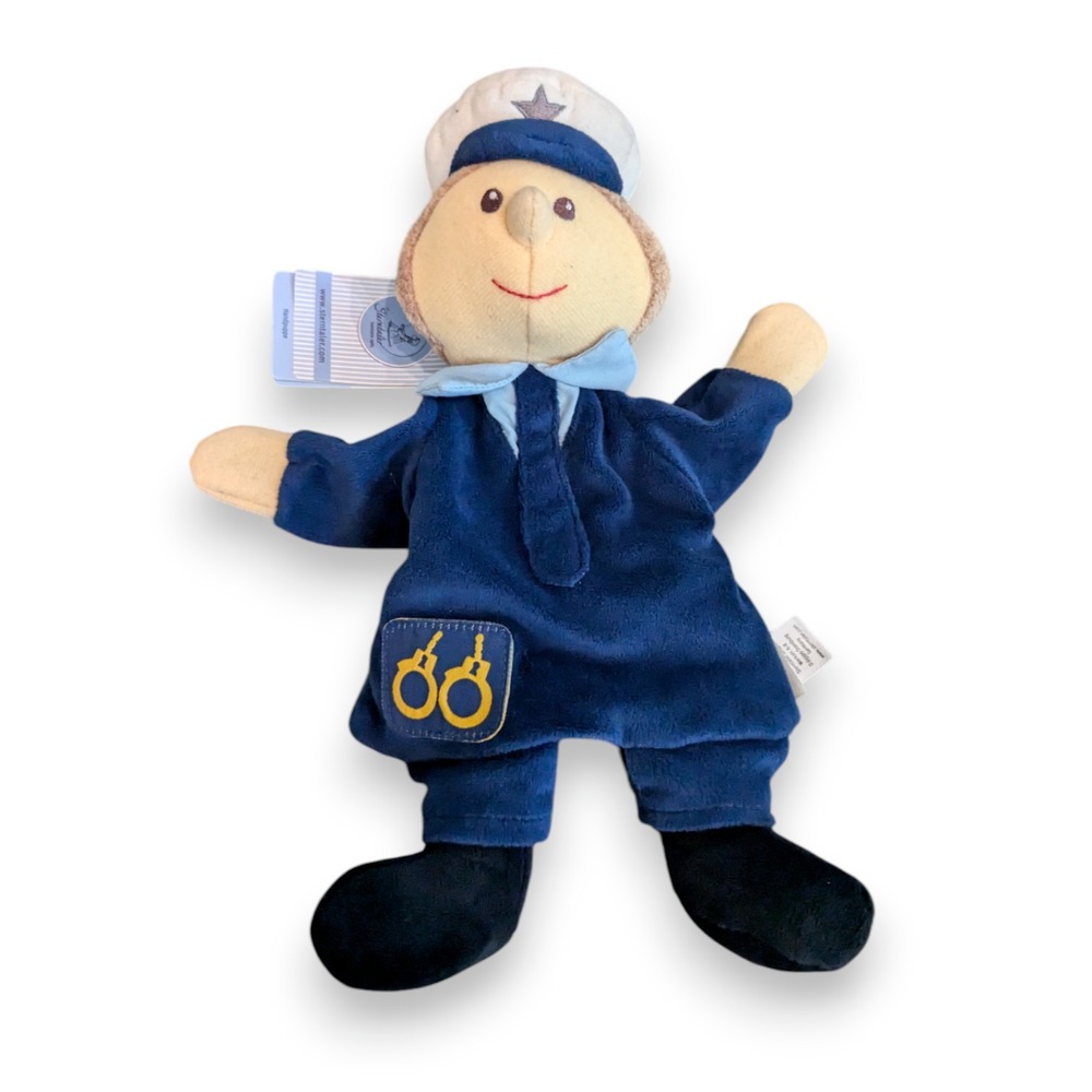Sterntaler Germany‎ Full Body Hand Puppet Plush Police Officer Sheriff 10''